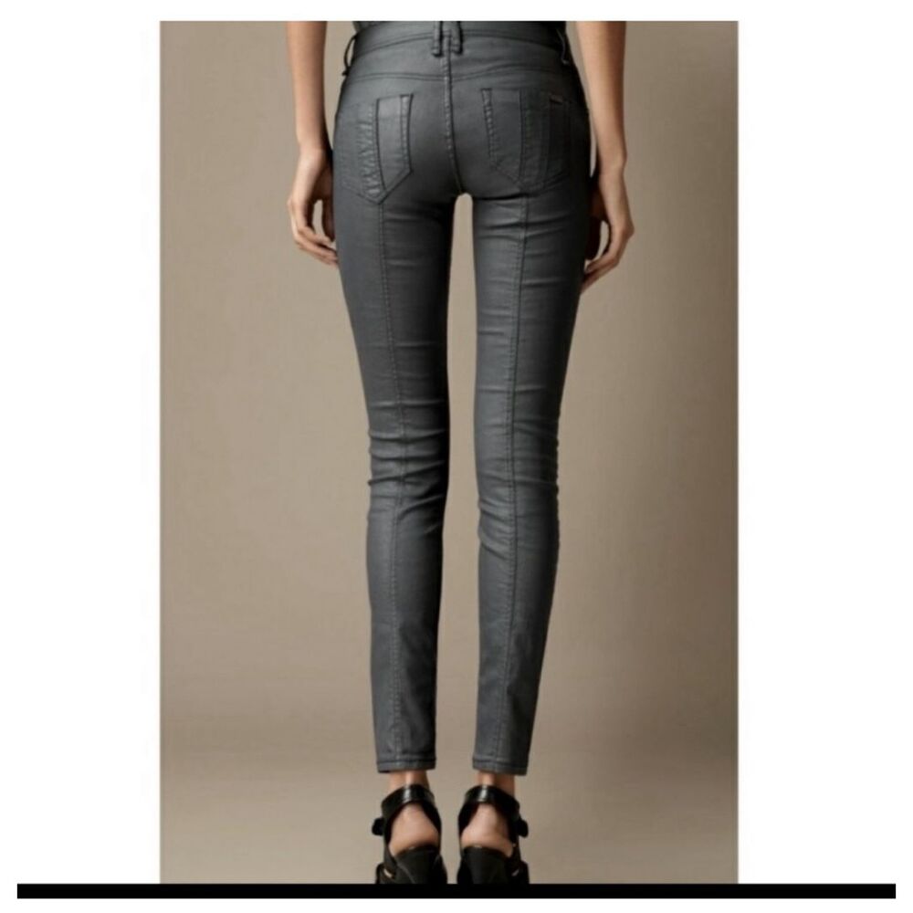 Burberry Brit Westbourne Skinny Ankle Slick Jeans, Size 31 - Picture 2 of 10